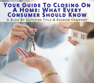 your guide to closing a home